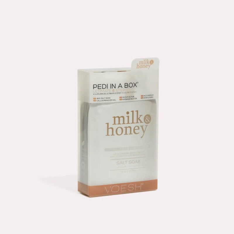 Voesh Ultimate 6 Step Pedi Kit - Milk & Honey